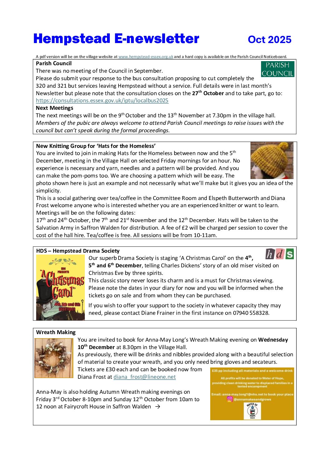 Hempstead eNewsletter October 2025